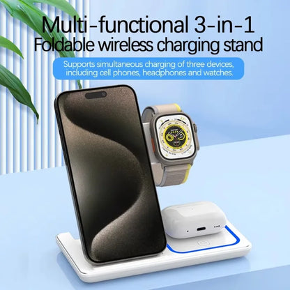 100W 3 in 1 Wireless Charger Holder