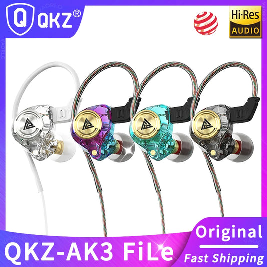 QKZ AK3 FiLe Wired Earphone with Microphone