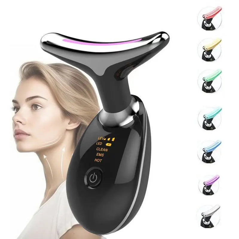 3 Colors/7 Colors Face Neck Massager Facial Lift