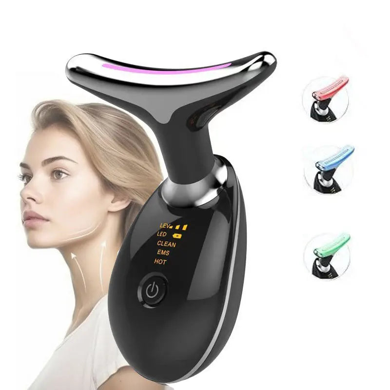 3 Colors/7 Colors Face Neck Massager Facial Lift