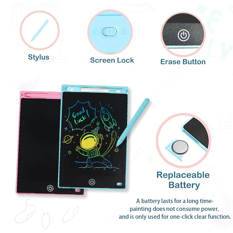 8.5"  Drawing Board LCD Writing Tablet For Kids Boy and Girl