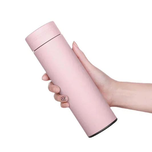 500ml Stainless Steel Thermos Bottle with Digital Temperature Display
