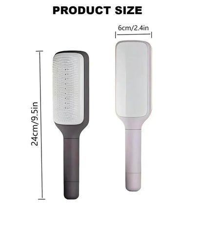 Rotatable Self Cleaning Hair Brush