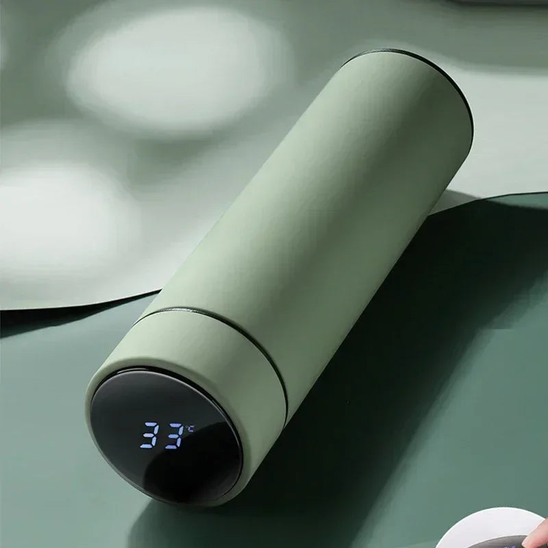 500ml Stainless Steel Thermos Bottle with Digital Temperature Display