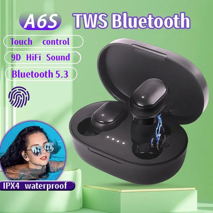 Original A6S TWS Headset Wireless Earphones