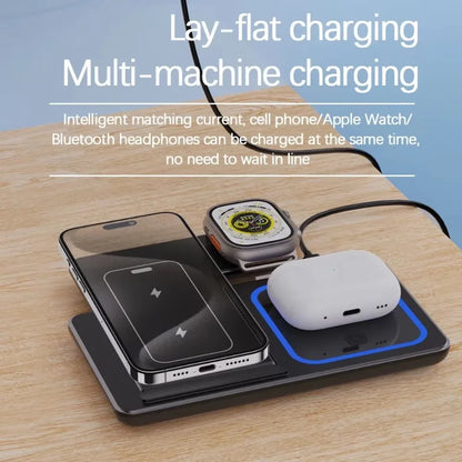 100W 3 in 1 Wireless Charger Holder
