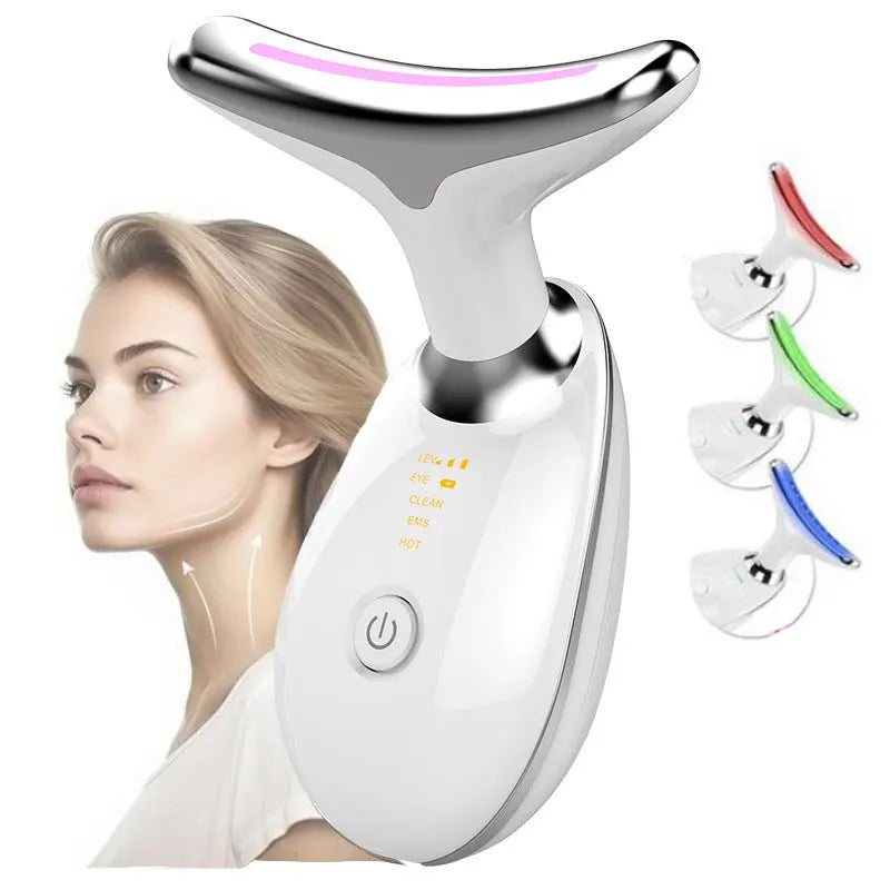 3 Colors/7 Colors Face Neck Massager Facial Lift