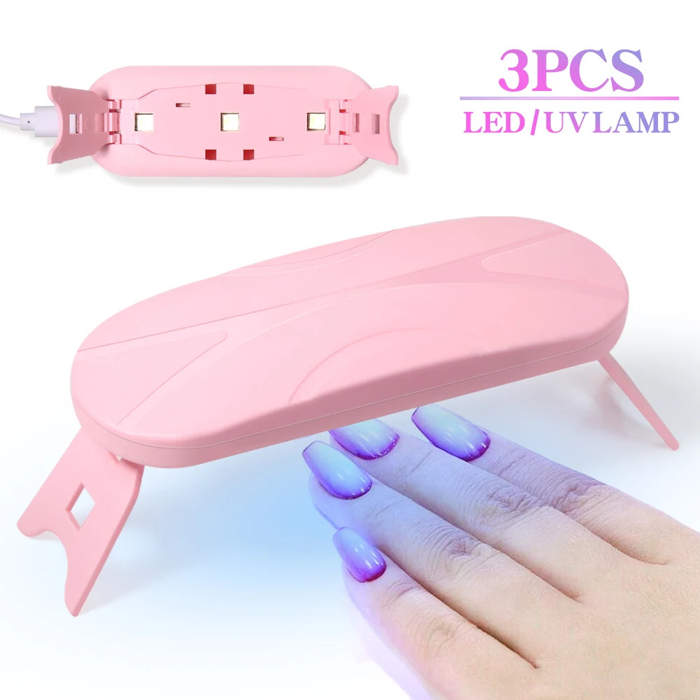 YIKOOLIN Mini Nail Art Lamp UV LED Nail Art Lamp